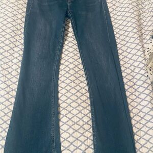 Rock & Roll Cowgirl Women's Boot Cut Jeans - Dark Blue